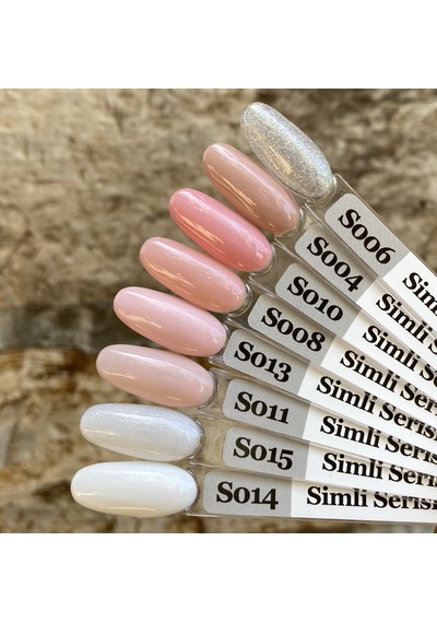 Momo Professional Kalıcı Oje S008 Simli Açık Yavruağzı 14 Ml