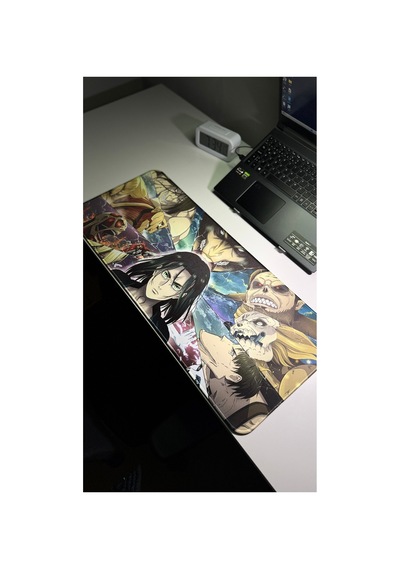 Attack On Titan Anime V1 - 70x30 Xl Gaming Kauçuk Kaymaz Taban Mouse Pad Fare Altlığı