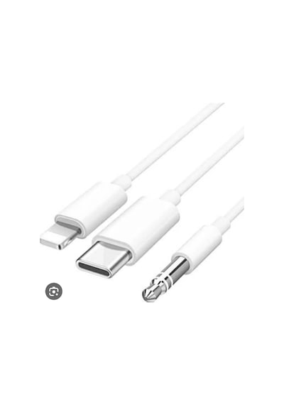 Büro Ev Ofis Cihazları İçin 3,5mm Apple UyumluiOs UyumluTypec Aux Çevirici