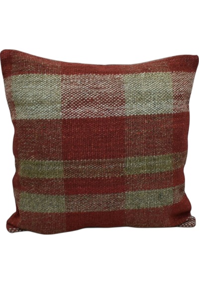 Zehra Abla Halı Yeni El Dokuma Dekoratif Kilim Kırlent Yastık Kılıfı 6094