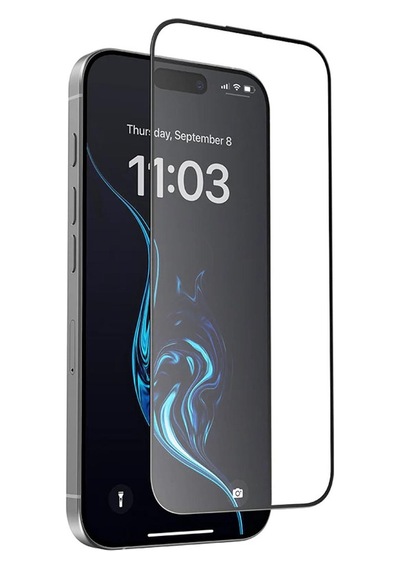 Apple Uyumlu   iPhone 16 Anti Static Toz Tutmaz Çerçeveli Ekran Koruyucu