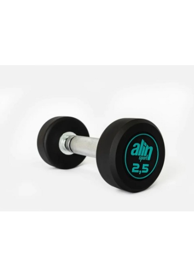 Alin Sport 2,5 Kg Kauçuk Kaplı Profesyonel Olimpik Dumbbell Dambıl