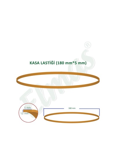180 X 5 Mm Elmas Ambalaj Lastiği 1000 Gram