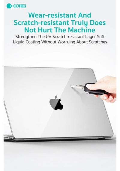 Özel Seri Cihaz Aksesuarı Bilgisayar Örtüsü Coteci Apple MacBook Uyumlu Air 13.6 M2/m3 A2681/a3113 Kılıf Çok Renkli