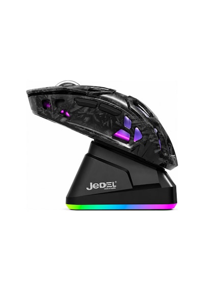 Jedel Gwh-111 Rgb Şarj Standlı 12000 Dpı Triple Bt/2.4ghz/kablolu Hafif Gaming Mouse Standart