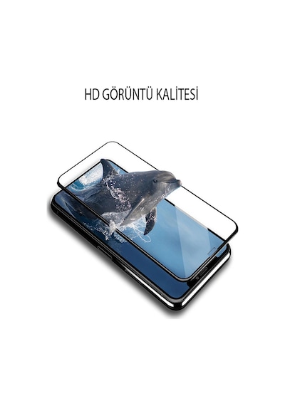 Samsung Uyumlu Galaxy A12 Tam Kaplayan Fibernano Ekran Koruyucu Cam