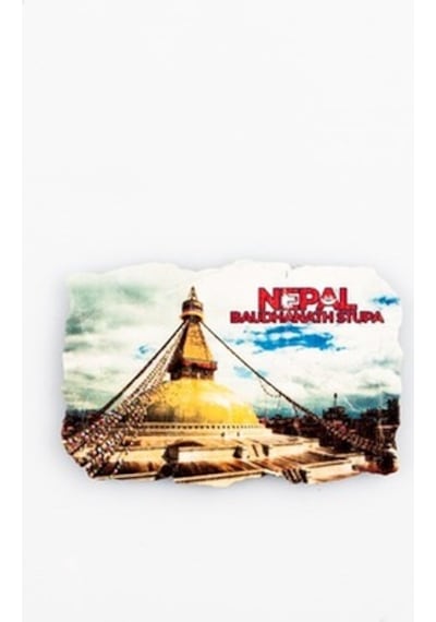 Nepal Boudhanath Stupa Fresco Magnet