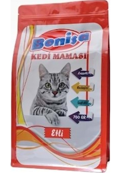 Bonisa Etli Yetişkin Kedi Maması 700 G
