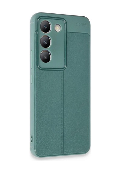 Vivo V30 Lite 4g Uyumlu Kılıf Auto Focus Kapak - Koyu Yeşil
