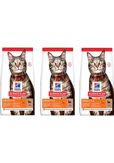 Hill's Kuzu Etli Yetişkin Kedi Maması 3 x 1500 G