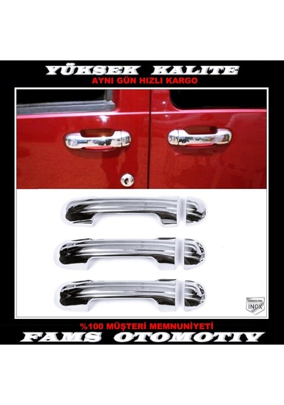 Famsotomotiv Ford Connect Krom Kapı Kolu 3 Kapı 2002-2014 P. Çelik
