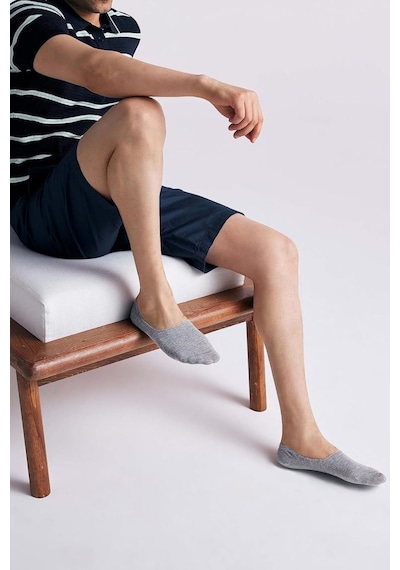 Kral Socks Kadın - Erkek Düz Desen 8'li Paket - 8 Çift Pamuklu Terletmez Babet Çorap Asorti
