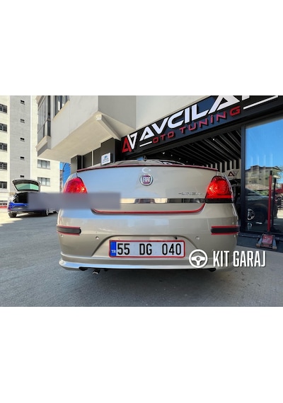 Kit Garaj Fiat Linea Custom Arka Ek Makyajsız Dayanıklı Abs Plastik Boyasız Kolay Montaj