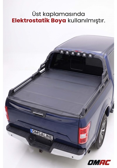 Ford Ranger F150 2014-2020 Uyumlu Araca Özel Dakar 170 Cm Rollbar Ledli