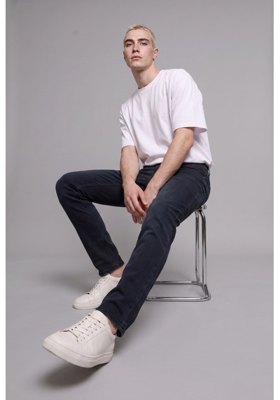 Defacto Sergio Regular Fit Normal Bel Boru Paça Jean Pantolon H5630ax26aunm40 Siyah-nm40