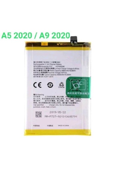 Oppo A5 2020 / A9 2020 Blp727 Batarya