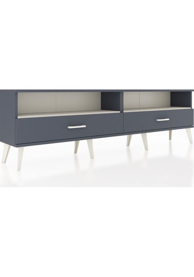 Arges Tv Ünitesi 2 Raflı 2 Çekmeceli 176x30x51 Antrasit-aytaşı/antrasit Aytası/antrasıt Arges Tv Ünitesi 2 Raflı 2 Çekmeceli 176x30x51 Antrasit-aytaşı/antrasit Aytası/antrasıt