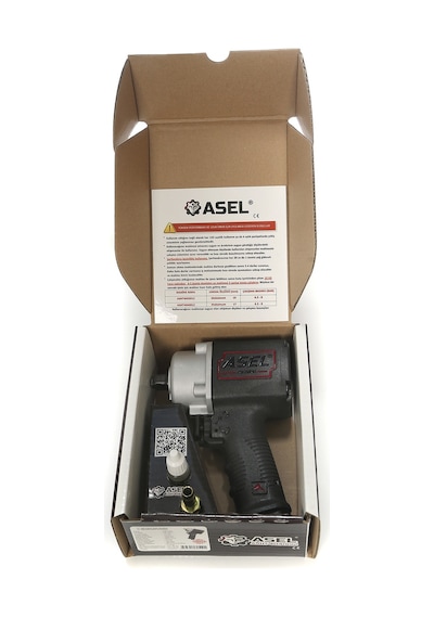 Asel Asht-4040012  Havalı Somun Sıkma Sökme Tabancası 1/2