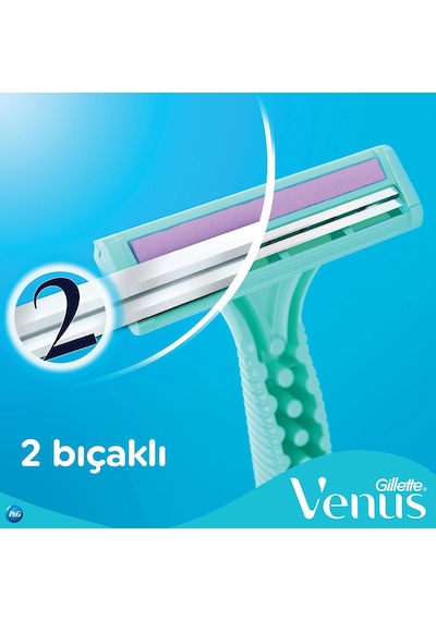 Gillette Simply Venus 2 Kullan At Kadın Tıraş Bıçağı 24lü 6pk 4