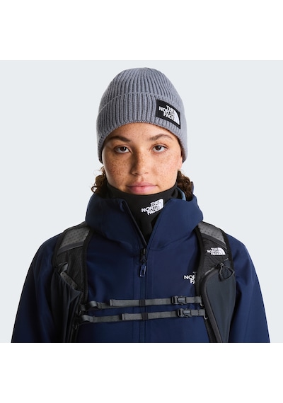 The North Face Tnf Logo Box Cuffed Unisex Bere Nf0a8chedyy1 Gri