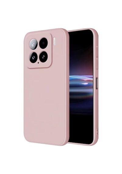Xiaomi Mi 15 Uyumlu Kılıf Nano İçi Kadife Silikon - Pudra
