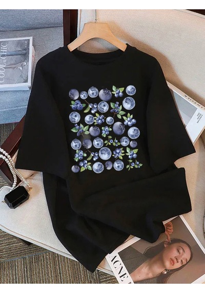 Noıssey Urban Pop Graphic Kadın Tişört Koleksiyonukod 5143 Siyah