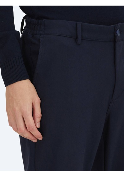 Kip Lacivert Teknik Casual Pamuk Karışımlı Pantolon Lacivert