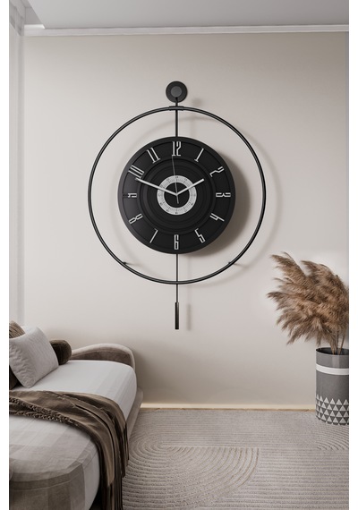 MetaQuartz Aksesuar (Büyük Boy-50*75 cm)Siyah Timelles-pilli Led - Quartz Mekanizmalı
