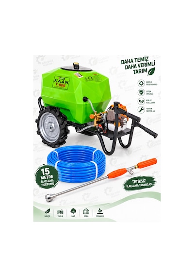 T-80b İlaçlama Makinesi 2t + 15 Metre Hortum Ve Tabanca