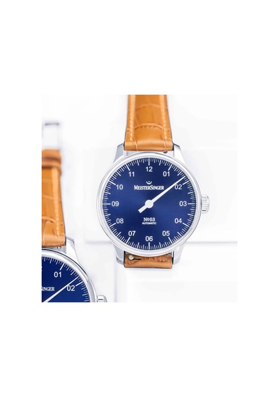 Meistersinger Bm9908 03 38mm - Sunburst Blue Metalik