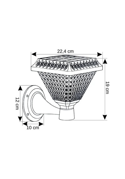 Cata Ct-7316 30w Solar Led Aplik 6400k Beyaz