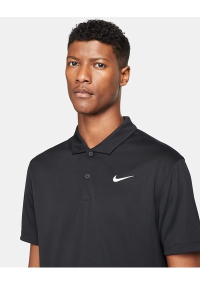 Nike Nikecourt Dri-fıt Erkek Tenis Polo Tişört - Siyah Dh0857-010