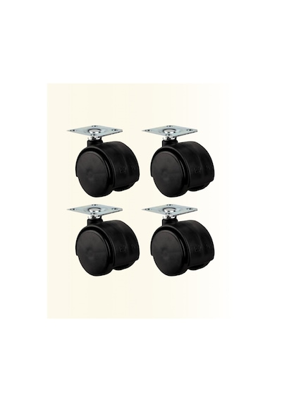6 Cm Kilitsiz Masa Ayağı Tekerleği 4 Lü Set Çok Amaçlı