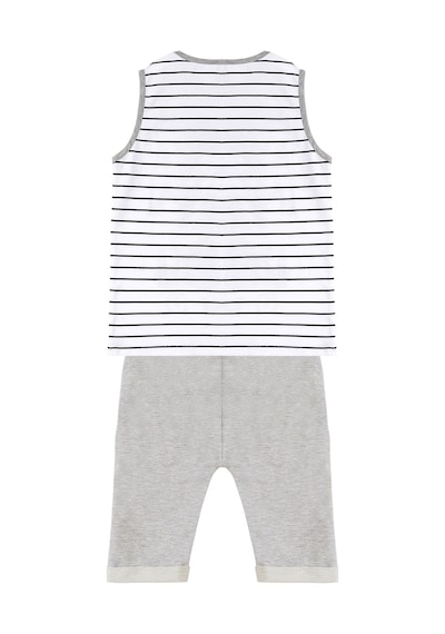 Denokids İnşaat Aracı Erkek Çocuk T-shirt Kapri Şort Takım Çok Renkli