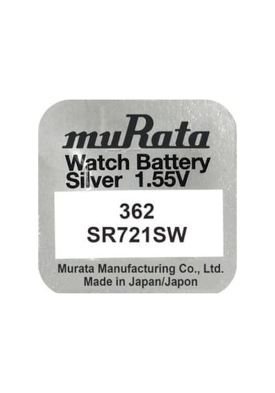 Murata 362 SR721SW Saat Pili 10'lu
