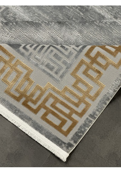 Woolen Halı Valentin Viscon Akrilik Halı 6254 Antrası T Renkli