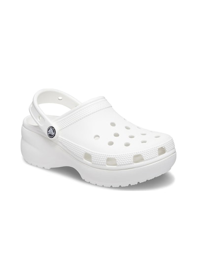 Crocs Classic Platform Clog Günlük Unisex Terlik White Beyaz