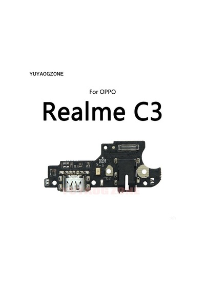 Tkgz Oppo Realme Uyumlu C3 Şarj Soketi Kulaklık Soketi