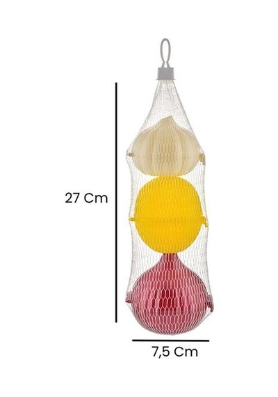 Qlux Sarımsak Soğan Ve Limon Saklama Kabı Renkli