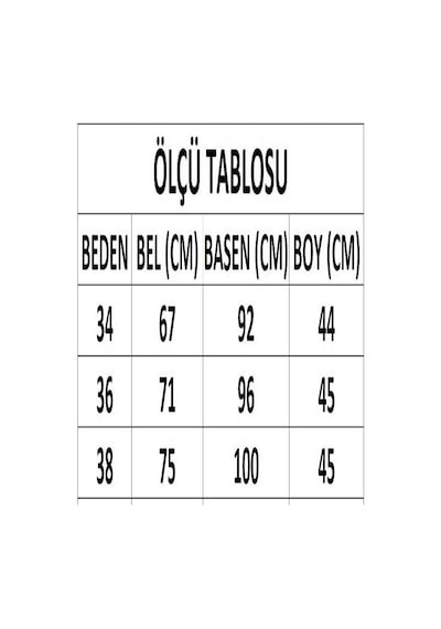 Darlin Moda Kadın Pembe Pileli Tüvit Mini Etek Dm3291 Pembe