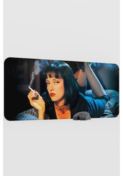 Pulp Fiction Ucuz Roman Tarantino V1 90x40 Xxl Gaming Kauçuk Kaymaz Taban Mouse Pad Fare Altlığı