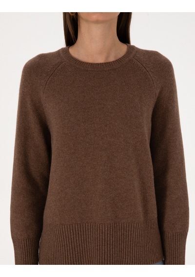 Pierre Cardin Kadın Kahverengi Kazak /triko 50316659-vr029 Kahverengi