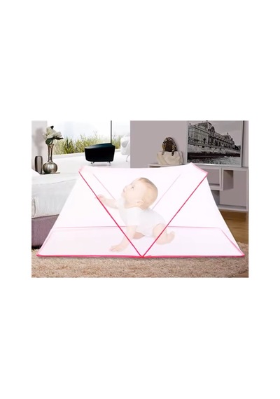 Pembe Hızlı Kurulum Kolay Kullanım Taşınabilir Petek Çocuk Cibinlik 125 50 Cm