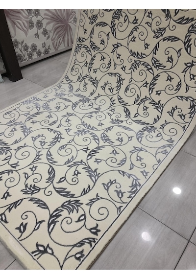Saray Halı Vizyon 11351 Ws 150X230 Beyaz Gri 4 M2 Halı !