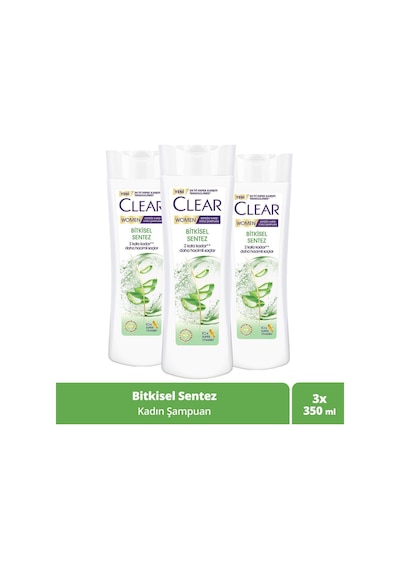 Women Kepeğe Karşı Etkili Şampuan Bitkisel Sentez 350 Ml X3