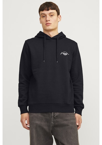 Jack & Jones Erkek Sweat 12256838 Siyah Siyah