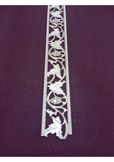 Poliüretan Dekoratif Saray Duvar&tavan Çıta Bordürü -gümüş En:10 Cm-boy:100 Cm -duvar Süsü