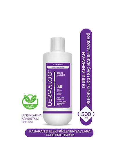 Dermalog SPF 20 Durulanmayan Onarıcı Saç Bakım Maskesi 500 ML