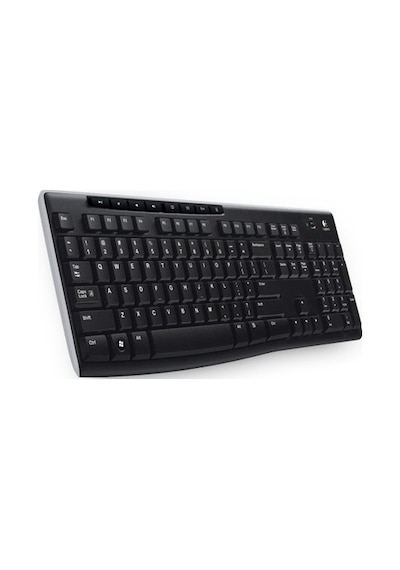 Logitech K270 Q Kablosuz Klavye Siyah
