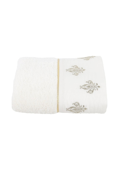 Ecocotton Aslışah Kadın Banyo Havlusu 80X150 Cm-Krem-80X150-Krem-80X150